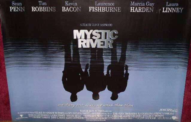 MYSTIC RIVER: Main UK Quad Film Poster MYSTIC RIVER: Main UK Quad Film Poster