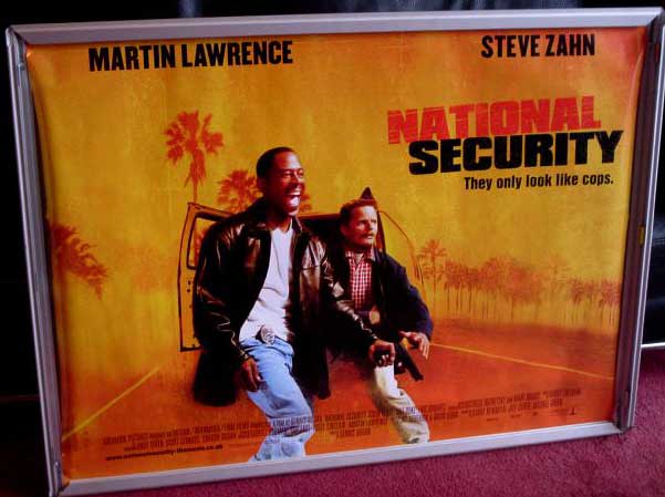 NATIONAL SECURITY: UK Quad Film Poster