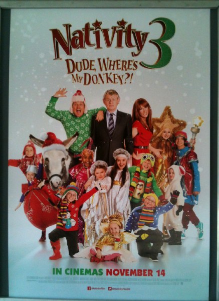 Cinema Poster: NATIVITY 3 DUDE WHERE'S MY DONKEY? 2014 (One Sheet) Martin Clunes