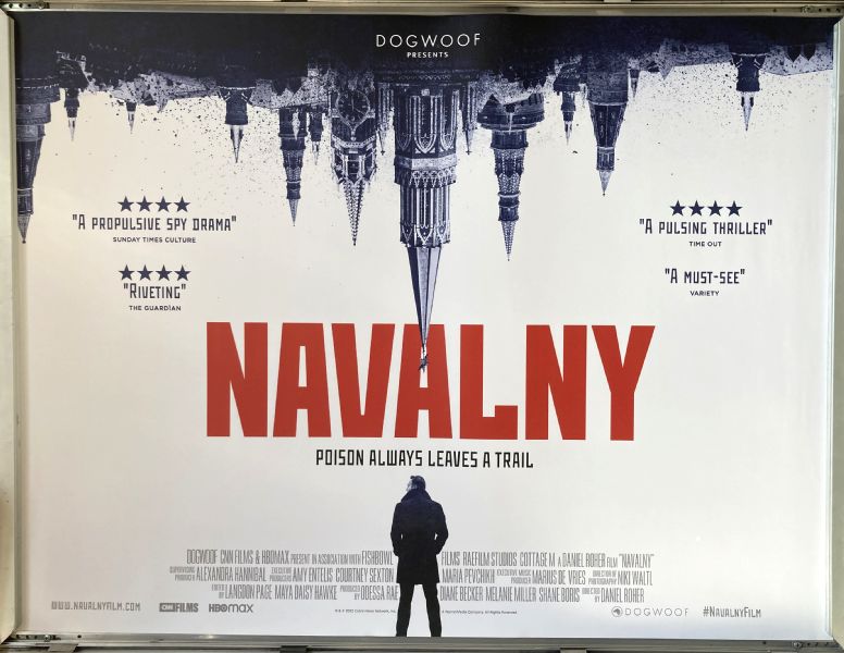 Cinema Poster: NAVALNY 2022 (Quad) Alexei Navalny Yulia Navalnaya