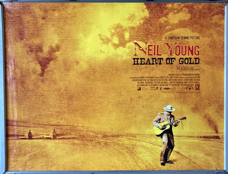 Cinema Poster: NEIL YOUNG HEART OF GOLD 2006 (Quad) Jonathan Demme Emmylou Harris