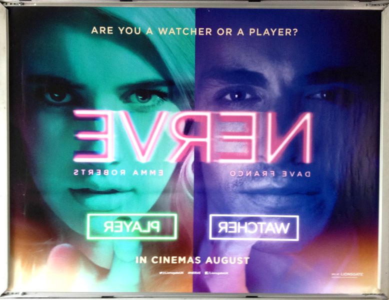 Cinema Poster: NERVE 2016 (Advance Quad) Emma Roberts Dave Franco Emily Meade Cinema Poster: NERVE 2016 (Advance Quad) Emma Roberts Dave Franco Emily Meade