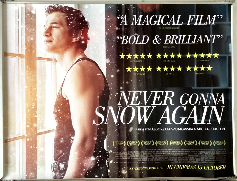 Cinema Poster: NEVER GONNA SNOW AGAIN 2020 (Quad) AKA Sniegu juz nigdy nie bedzie Cinema Poster: NEVER GONNA SNOW AGAIN 2020 (Quad) AKA Sniegu juz nigdy nie bedzie