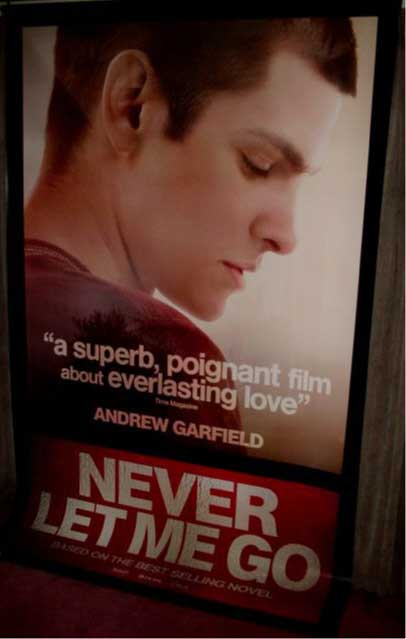 NEVER LET ME GO: Andrew Garfield Cinema Banner