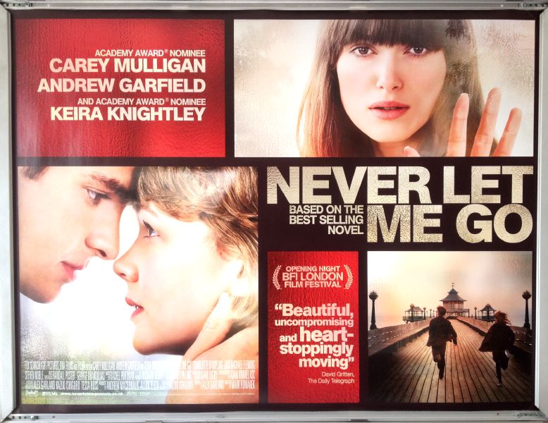 Cinema Poster: NEVER LET ME GO 2011 (Quad) Keira Knightley Carey Mulligan