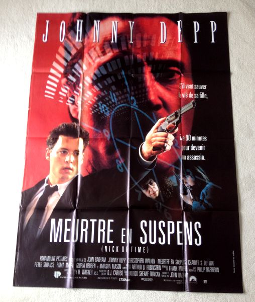 Cinema Poster: NICK OF TIME 1995 (French Grande) Johnny Depp Christopher Walken Cinema Poster: NICK OF TIME 1995 (French Grande) Johnny Depp Christopher Walken