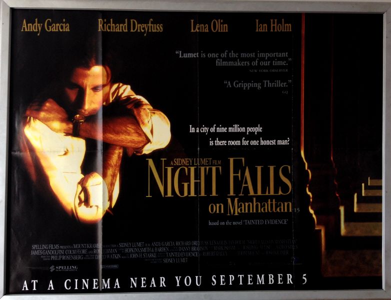 Cinema Poster: NIGHT FALLS ON MANHATTAN 1997 (Quad) Andy Garcia James Gandolfini Cinema Poster: NIGHT FALLS ON MANHATTAN 1997 (Quad) Andy Garcia James Gandolfini