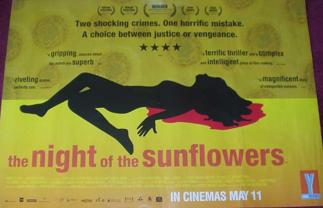 NIGHT OF THE SUNFLOWERS, THE: Main UK Quad Film Poster NIGHT OF THE SUNFLOWERS, THE: Main UK Quad Film Poster