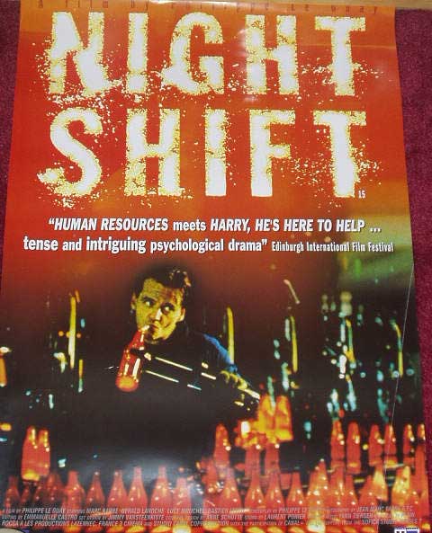 NIGHT SHIFT: UK Quad Film Poster NIGHT SHIFT: UK Quad Film Poster