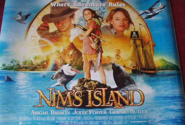 NIM'S ISLAND: Main UK Quad Film Poster