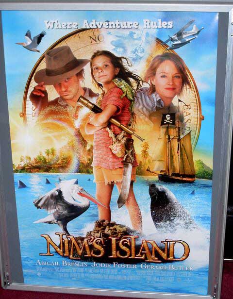 Cinema Poster: NIM'S ISLAND 2008 (V1 One Sheet) Jodie Foster Gerard Butler