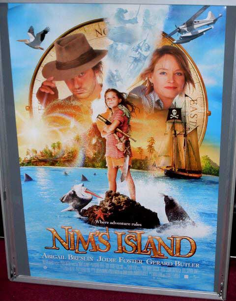 Cinema Poster: NIM'S ISLAND 2008 (V2 One Sheet) Jodie Foster Gerard Butler
