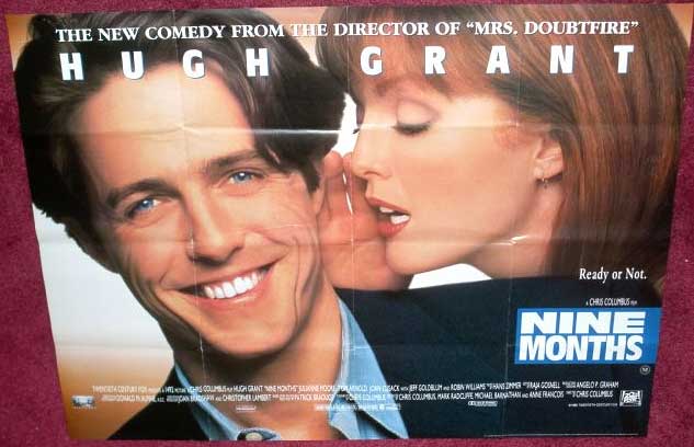 NINE MONTHS: UK Quad Film Poster NINE MONTHS: UK Quad Film Poster