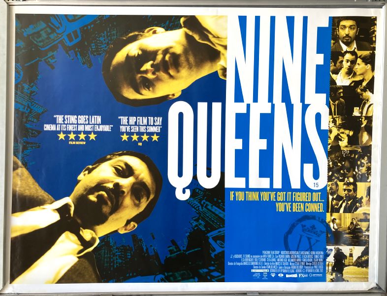 Cinema Poster: NINE QUEENS AKA Nueve reinas 2003 (Quad) Ricardo Darín Gastón Pauls Cinema Poster: NINE QUEENS AKA Nueve reinas 2003 (Quad) Ricardo Darín Gastón Pauls