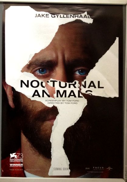 Cinema Poster: NOCTURNAL ANIMALS  2016 (Jake Gyllenhaal One Sheet) Amy Adams