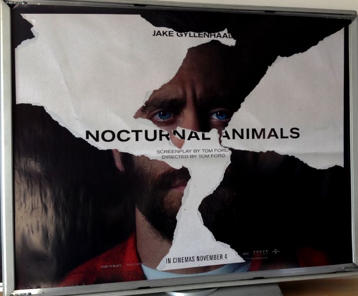 Cinema Poster: NOCTURNAL ANIMALS 2016 (Jake Gyllenhaal Quad) Tom Ford Amy Adams