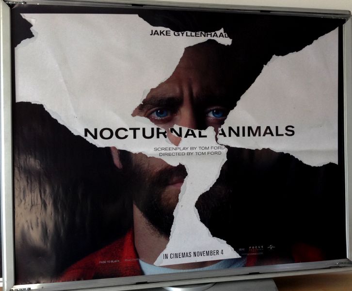 Cinema Poster: NOCTURNAL ANIMALS 2016 (Jake Gyllenhaal Quad) Tom Ford Amy Adams Cinema Poster: NOCTURNAL ANIMALS 2016 (Jake Gyllenhaal Quad) Tom Ford Amy Adams