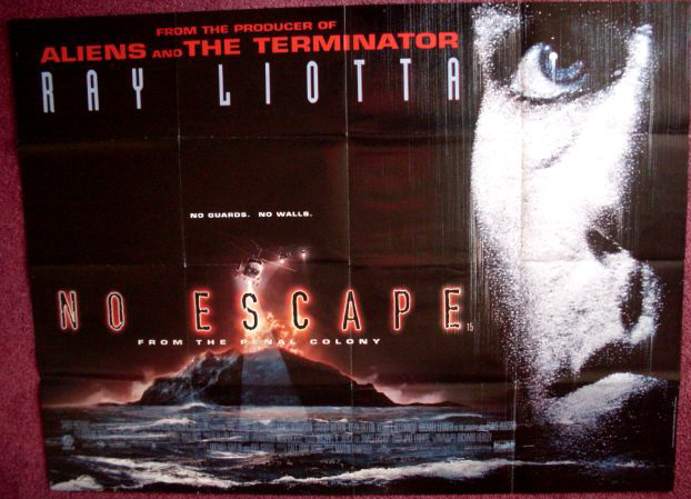 NO ESCAPE: UK Quad Film Poster NO ESCAPE: UK Quad Film Poster