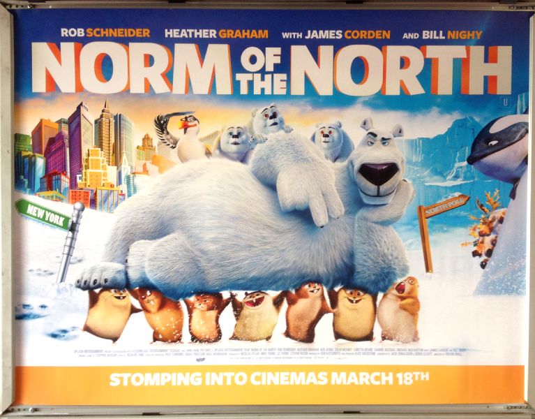 Cinema Poster: NORM OF THE NORTH  2016 (Quad) Rob Schneider Heather Graham Ken Jeong 