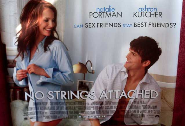 NO STRINGS ATTACHED: UK Quad Film Poster