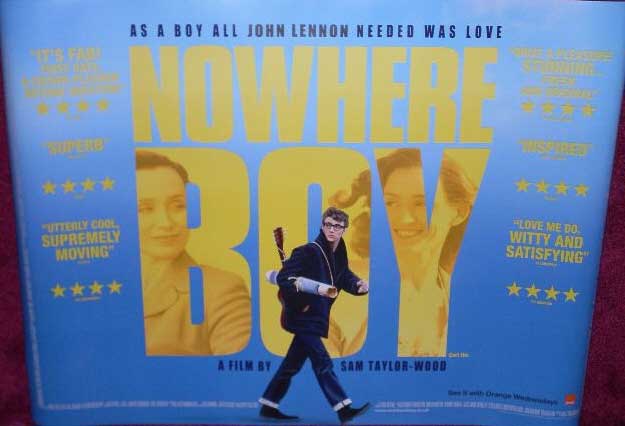 NOWHERE BOY: Main UK Quad Film Poster