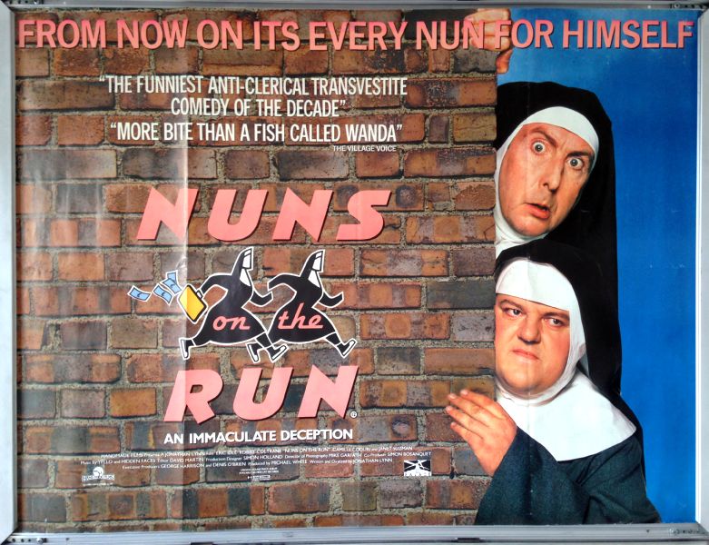 Cinema Poster: NUNS ON THE RUN 1990 (Quad) Eric Idle Robbie Coltrane