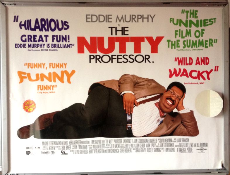 NUTTY PROFESSOR, THE: Main UK Quad Film Poster NUTTY PROFESSOR, THE: Main UK Quad Film Poster