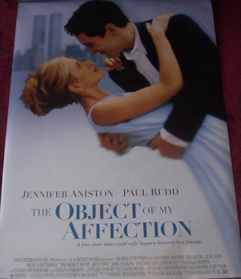 OBJECT OF MY AFFECTION: One Sheet Film Poster OBJECT OF MY AFFECTION: One Sheet Film Poster