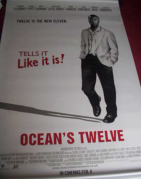 OCEAN'S TWELVE: Don Cheadle Cinema Banner OCEAN'S TWELVE: Don Cheadle Cinema Banner