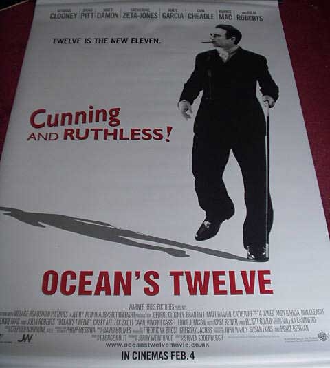 OCEAN'S TWELVE: Andy Garcia Cinema Banner
