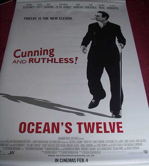 OCEAN'S TWELVE: Andy Garcia Cinema Banner OCEAN'S TWELVE: Andy Garcia Cinema Banner