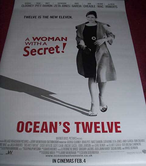OCEAN'S TWELVE: Julia Roberts Cinema Banner