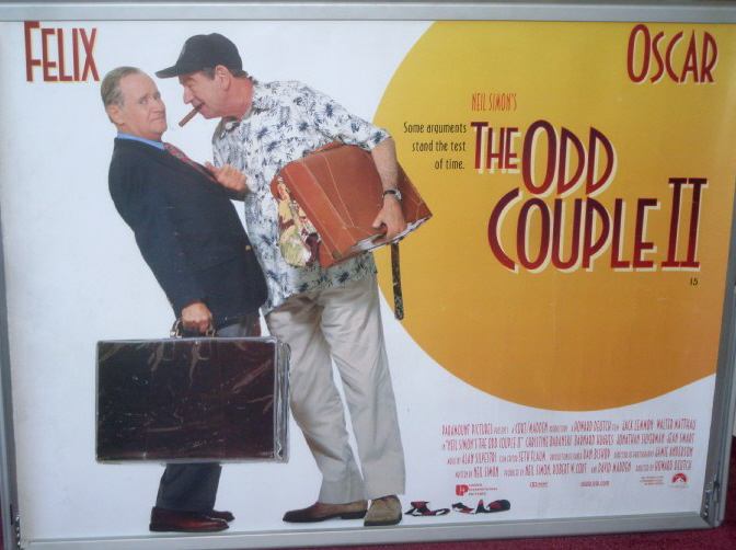 ODD COUPLE II: UK Quad Film Poster ODD COUPLE II: UK Quad Film Poster