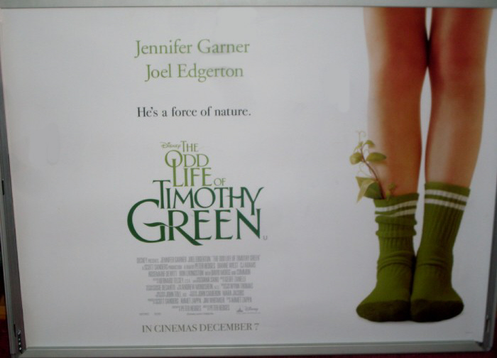 ODD LIFE OF TIMOTHY GREEN: UK Quad Film Poster