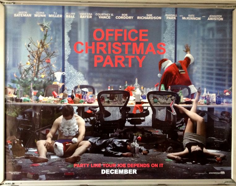 Cinema Poster: OFFICE CHRISTMAS PARTY 2016 (Quad) Kate McKinnon Olivia Munn Jamie Chung Cinema Poster: OFFICE CHRISTMAS PARTY 2016 (Quad) Kate McKinnon Olivia Munn Jamie Chung
