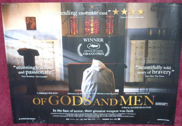 OF GODS AND MEN: UK Quad Film Poster OF GODS AND MEN: UK Quad Film Poster