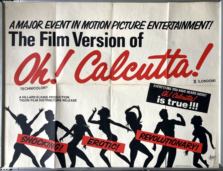 Cinema Poster: OH CALCUTTA! 1972 (Quad) Raina Barrett Mark Dempsey Samantha Harper Cinema Poster: OH CALCUTTA! 1972 (Quad) Raina Barrett Mark Dempsey Samantha Harper