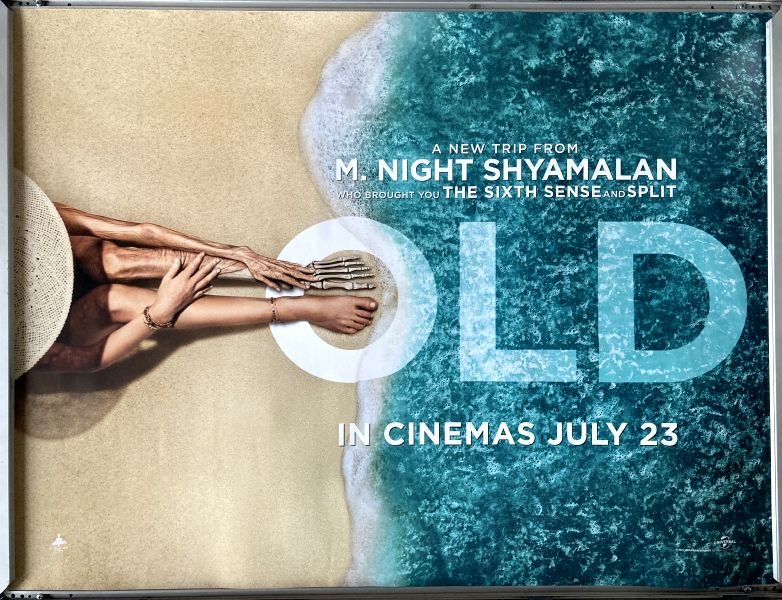 Cinema Poster: OLD 2021 (Advance Quad) M. Night Shyamalan Gael Garca Bernal Vicky Krieps