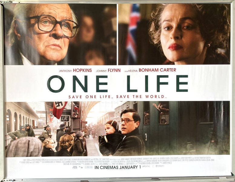 Cinema Poster: ONE LIFE 2023 (Quad) Anthony Hopkins Lena Olin Johnny Flynn Cinema Poster: ONE LIFE 2023 (Quad) Anthony Hopkins Lena Olin Johnny Flynn