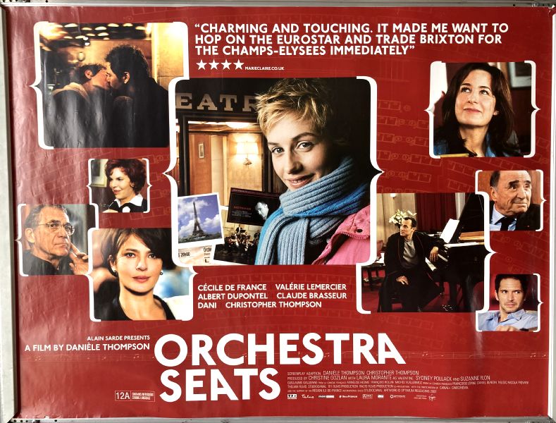 Cinema Poster: ORCHESTRA SEATS, THE 2006 (Quad) aka Fauteuils d'orchestre Cinema Poster: ORCHESTRA SEATS, THE 2006 (Quad) aka Fauteuils d'orchestre