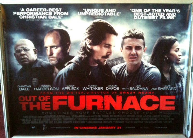 OUT OF THE FURNACE: UK Quad Film Poster OUT OF THE FURNACE: UK Quad Film Poster