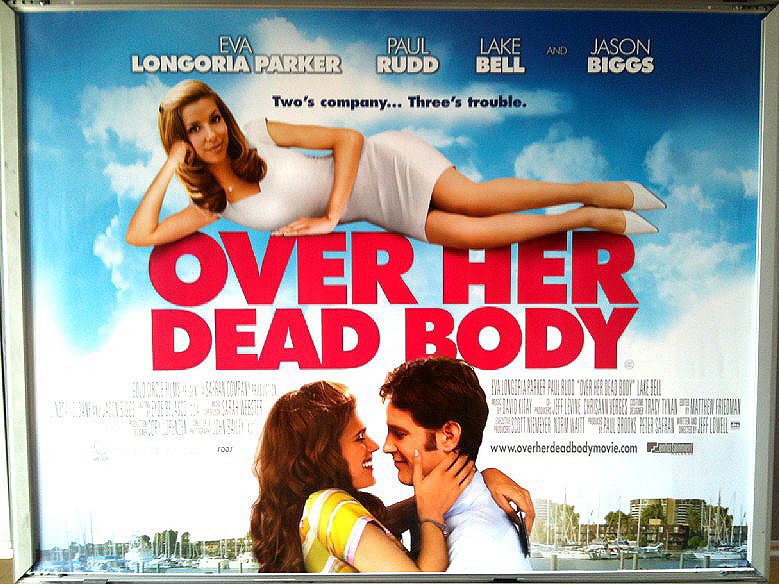 OVER HER DEAD BODY: Main UK Quad Film Poster