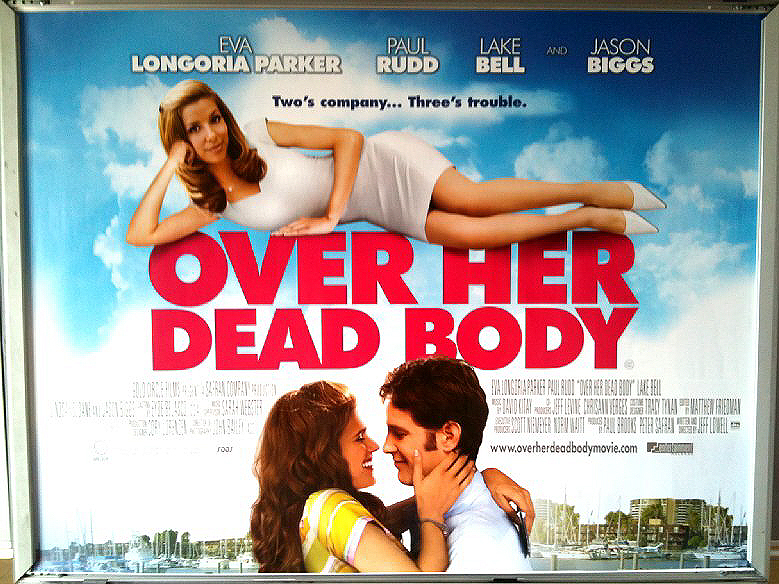 OVER HER DEAD BODY: Main UK Quad Film Poster OVER HER DEAD BODY: Main UK Quad Film Poster