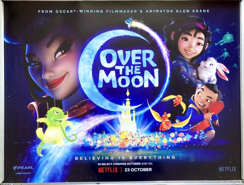 Cinema Poster: OVER THE MOON 2020 (Quad) Glen Keane Brycen Hall