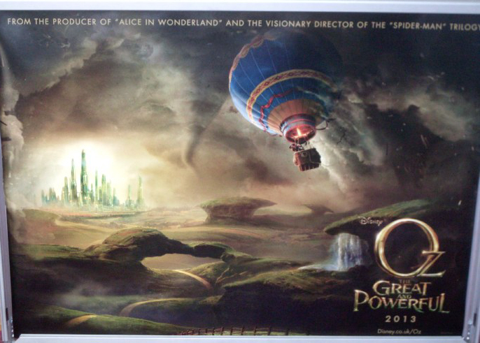 OZ THE GREAT AND POWERFUL: Advance UK Quad Film Poster