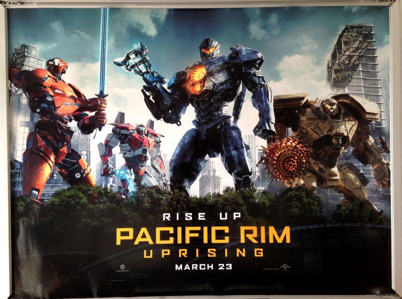 Cinema Poster: PACIFIC RIM UPRISING 2018 (Robots Quad) John Boyega