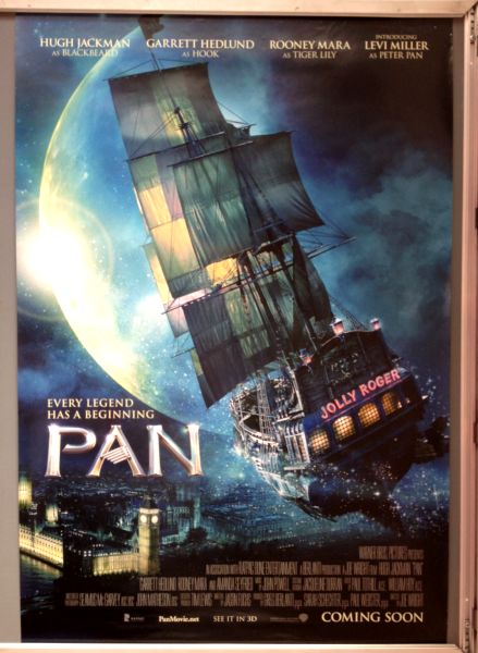 Cinema Poster: PAN 2015 (Ship One Sheet) Hugh Jackman Garrett Hedlund Rooney Mara Cinema Poster: PAN 2015 (Ship One Sheet) Hugh Jackman Garrett Hedlund Rooney Mara