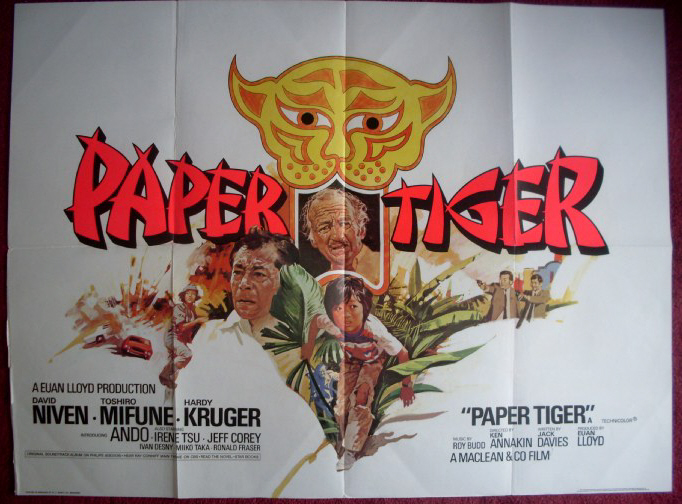 PAPER TIGER: UK Quad Film Poster PAPER TIGER: UK Quad Film Poster