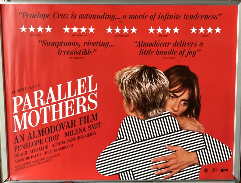Cinema Poster: PARALLEL MOTHERS 2021 (Quad) Pedro Almodóvar Penélope Cruz
