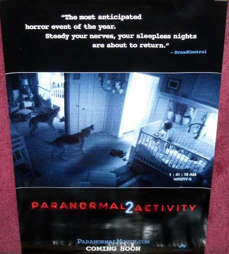 PARANORMAL ACTIVITY 2: One Sheet Film Poster PARANORMAL ACTIVITY 2: One Sheet Film Poster